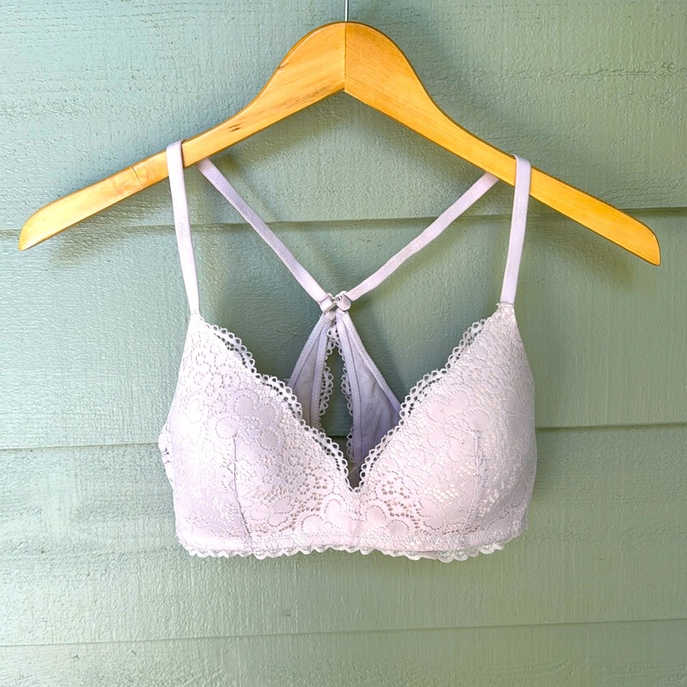 Blush Pink Lace Aerie Bralette